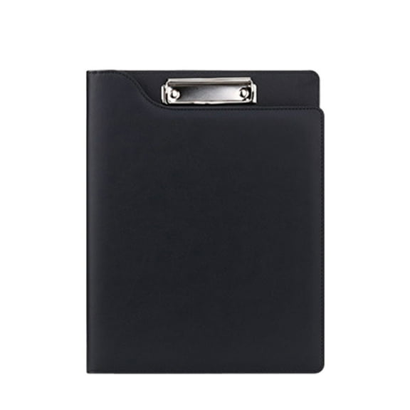CMrtew A4 Leather Conference Folder Business Padfolio Portfolio Case with Letter/A4 Size Writing Pad Clipboard, Card Holders, Sleeve Men/Women for Business School Office Conference 
