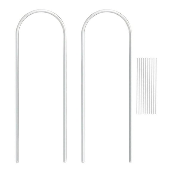 CMrtew Acrylic Plant Climbing Frame U-Shaped Transparent Trellis for Indoor Vines, Monstera, Hoya & Wisteria Invisible Flower Support for Pots, Decorative & Sturdy