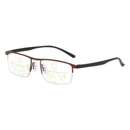 CMrtew Adjustable Focus Glasses Near And Far Sight Smart Automatic Zoom Reading Glasses for Both Near and Far Use Multifocal Reading Glasses Anti Blue Light Computer Goggles for the Elderly