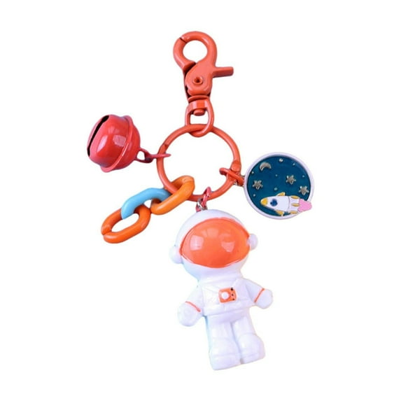 CMrtew ‌Astronaut Keychain for Kids Colorful Alloy Spaceman Key Ring for Boys & Girls Cute Baby Gift, Backpack Charm, Car Keys Decor