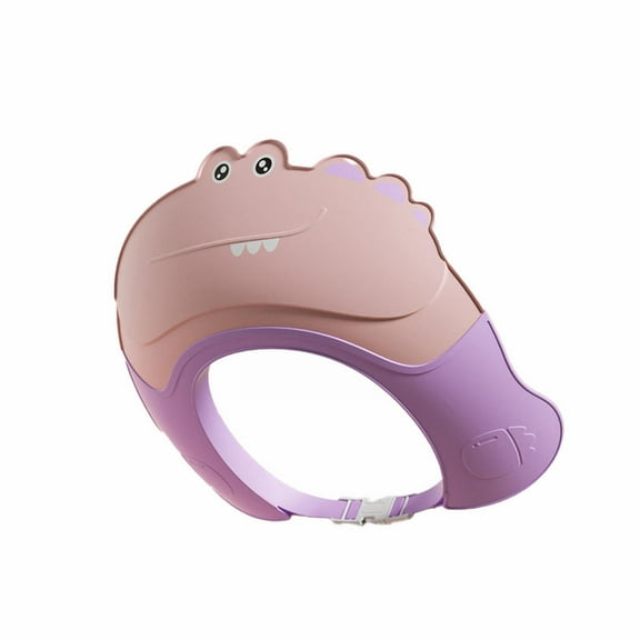 CMrtew ‌Baby Cap Cartoon Soft Adjustable Bathing Hat with Eye & Ear Shield Waterproof Visor for Toddler Hair Protection (Cute Animal Design)‌