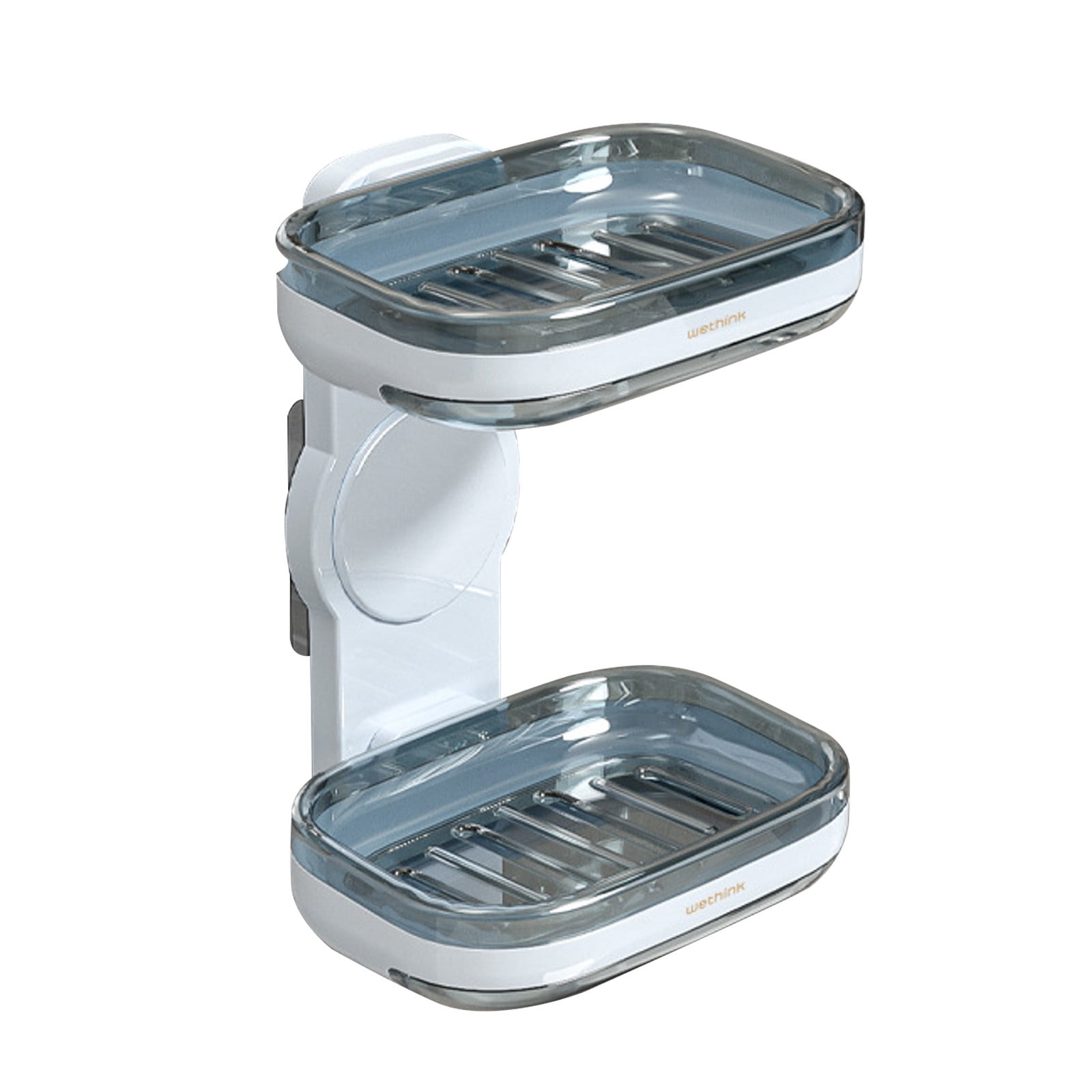 CMrtew Bathroom Soap Dish Wall Mounted Double Layer Soap Holder Wall ...