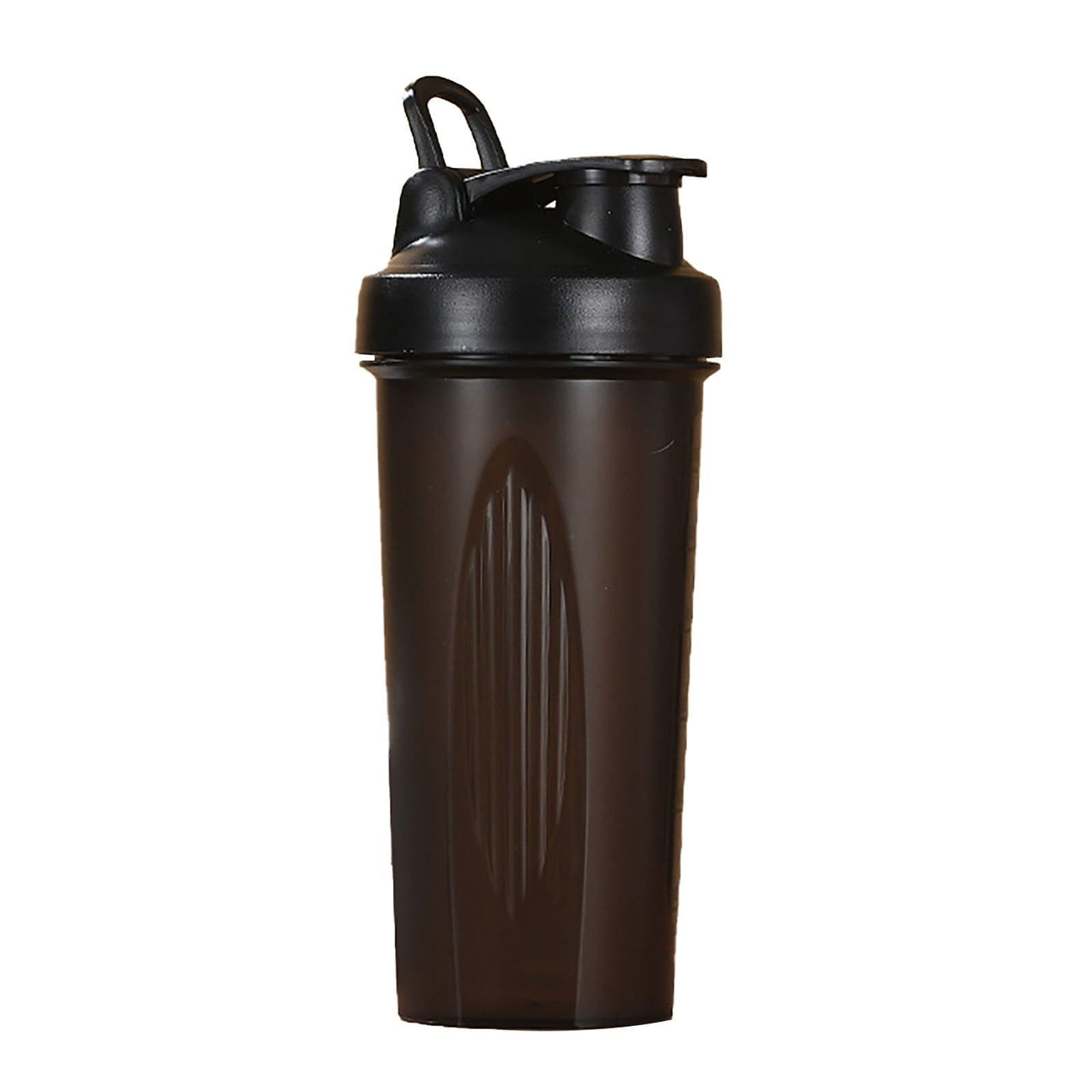 CMrtew Black Sports Fitness Protein Shake Shaker Cup A 600ml Plastic