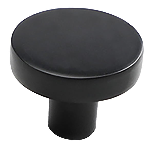 CMrtew Cabinet Knobs Kitchen Cabinet Knobs Round Dresser Drawer Knobs Matte Black Drawer Pulls Closet Door Knobs 1-1/5 Inch