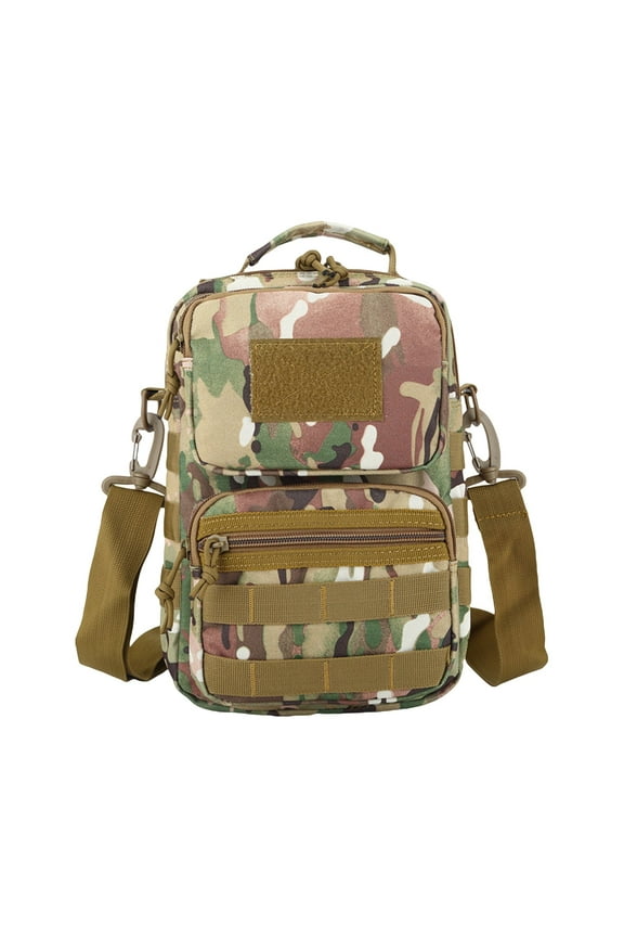 Camo Backpack Tactical Shoulder Sling Bag Small Outdoor Chest Pack for Men Traveling, Trekking, Camping, Rover Sling Daypack