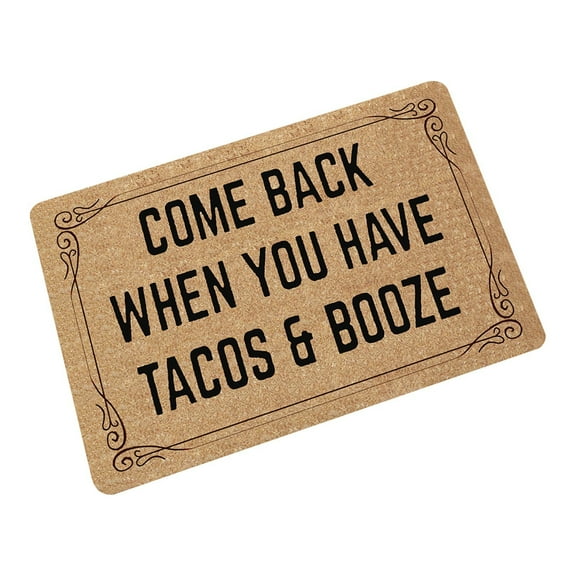 CMrtew Custom Printed Doormat Non-Slip Rubber Carpet Mat for Indoor/Outdoor Use Personalized Entry Mat for Living Room, Bedroom, Porch Choose Witch, Rooster or Custom Design