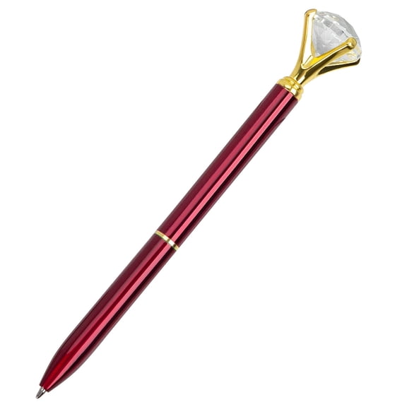 CMrtew Diamond Pens Bling Diamond Gem Pen Décor Gifts for Women Bridesmaid Coworkers Bulk Crystal Metal Ballpoint Pens Black Ink