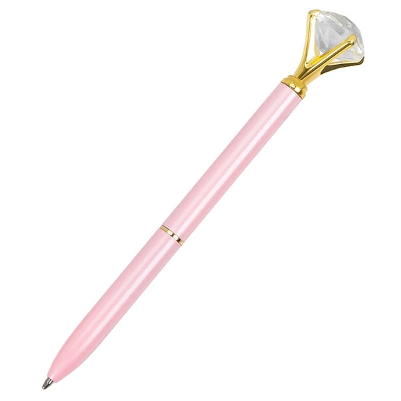 CMrtew Diamond Pens Bling Diamond Gem Pen Décor Gifts for Women Bridesmaid Coworkers Bulk Crystal Metal Ballpoint Pens Black Ink