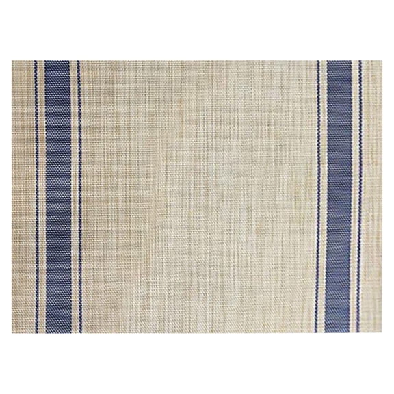 CMrtew Dining Table Placemats, Washable Heat-Resistant PVC Vinyl Table Mats for Dining Room and Kitchen, Anti-Slip Vertical Striped