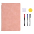 thumbnail image 1 of CMrtew Dry Erase Notebook,Portable Whiteboard Notebook 6.6x9.5 inch(A5),Reusable Small White Board for Notes Message Draft, Double Sided Erasable Writing Board for School Office Home Travel, 1 of 9
