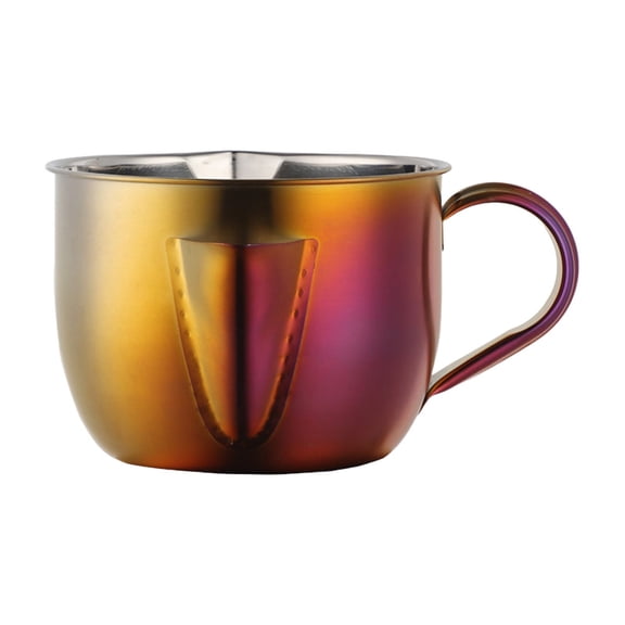 CMrtew Fat Separator Cup for Gravy. Gravy Separator for Cooking Turkey Meat Beef Chicken. Stainless Steel Oil Strainer Kitchen Gadgets Grease Skimmer to Clarified Butter