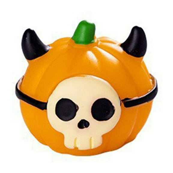 CMrtew Fun Halloween Pumpkin Car Decor DIY Rear View Mirror Ornament Car Accessories for Home Office Desk Small Decoration Gift for Men Women Kids