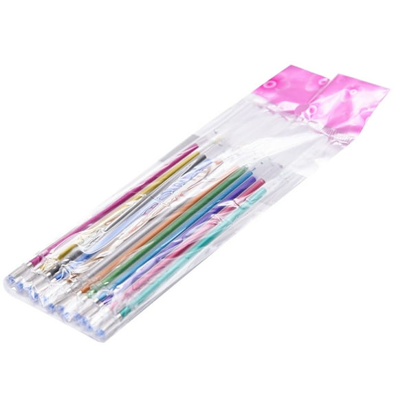 CMrtew Glitter Gel Pens,Random Color Premium Glitter Gel Pen 0. 8mm Medium Point Glitter Markers Colorful Smooth Writing Pen for Crafting Doodling Drawing and Adult Coloring Book 10ml
