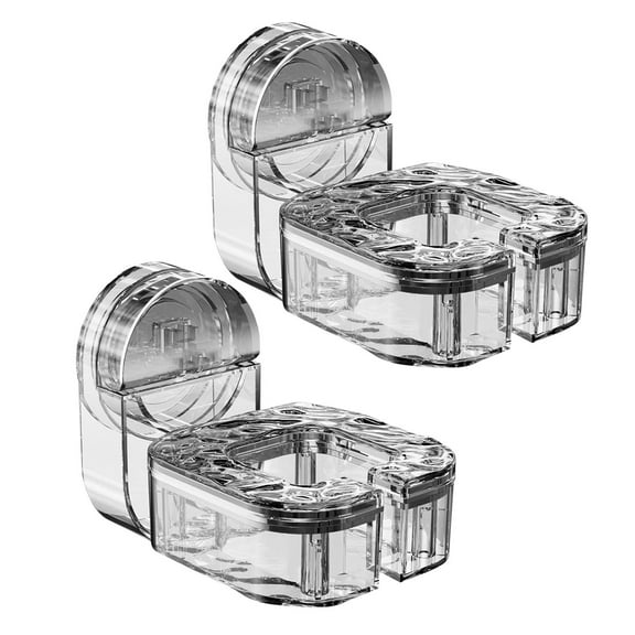 CMrtew Hair Dryer Holder Wall Mounted 2-Pack with Rotating Suction Cup, Bathroom Organizer for Hair Dryer Storage Space-Saving Design 2025 New‌