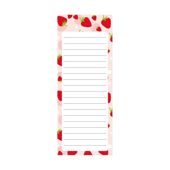 CMrtew Magnetic Notepads – Notepads for Grocery List, Shopping List, To-Do List, Reminders -Strong Magnetic Back- Memo Notepad with Flower Designs | 25 Sheets per Pad 9 x 3.5 inch