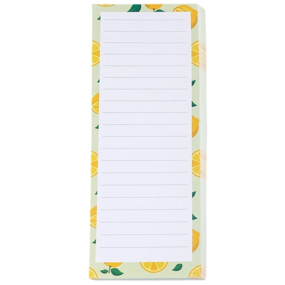 CMrtew Magnetic Notepads – Notepads for Grocery List, Shopping List, To-Do List, Reminders -Strong Magnetic Back- Memo Notepad with Realistic Fruit Pattern | 25 Sheets per Pad 4.5 x 7.9 inch