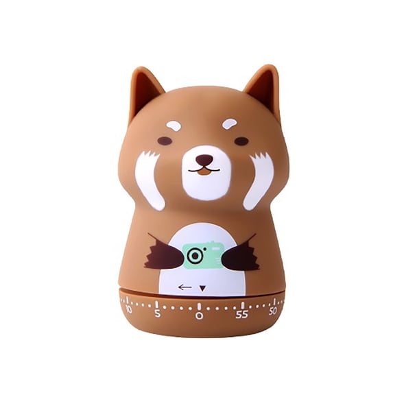 CMrtew Mechanical Kitchen Timer, Cute Animal Timer for Kids, Wind Up 60 Minutes Manual Countdown Timer for Classroom, Home, Study and Cooking