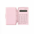 thumbnail image 1 of CMrtew Mini 6-Function Calculator | Large 8-Digit LCD Display | Portable Pocket Size with Cover School Student Desktop Accounting Office Calculators, 1 of 5