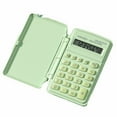 thumbnail image 1 of CMrtew Mini 6-Function Calculator | Large 8-Digit LCD Display | Portable Pocket Size with Cover School Student Desktop Accounting Office Calculators, 1 of 5