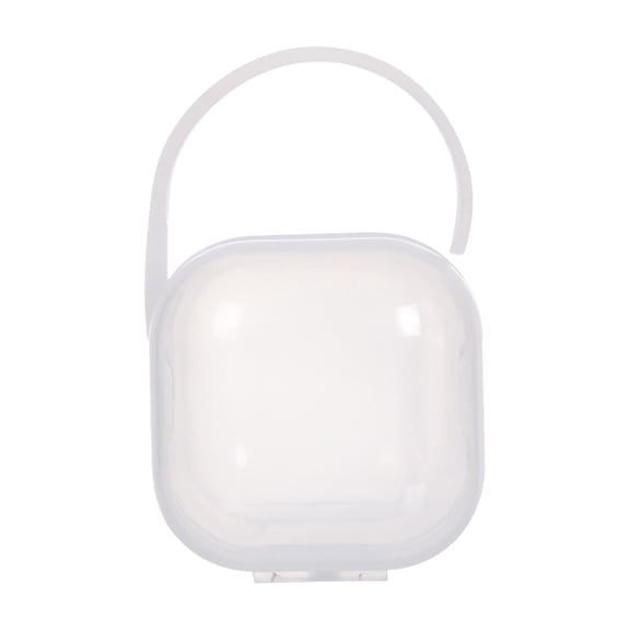 CMrtew Pacifier Case Pacifier Holder Case Pacifier Clip Binky Holder Case Pacifier Box Pacifier Accessories Clear Hook Design