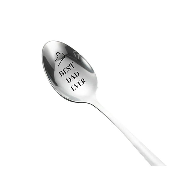 CMrtew ‌Personalized Engraved Spoon Set Thoughtful Gift for Husband, Wife, Family & Friends Premium Stainless Steel with Custom Text/Name (Wedding, Anniversary, Birthday Keepsake)‌