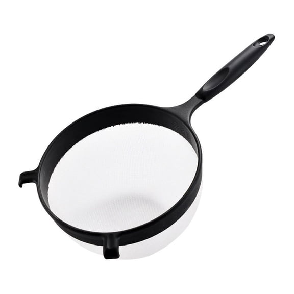 CMrtew Plastic Nylon Fine Mesh Kefir Strainer Set with Handle, Sieve Fine Mesh Colander Flour Sifter for Yogurt Baking Kitchen Kefir Tea Juice Pasta