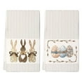 thumbnail image 1 of CMrtew Rabbit Bunny Easter Eggs Kitchen Dish Towels, 16x24 Inch Cute Hand Towel, Colorful Stripe Seasonal Kitchen Towels, 2 Pack Spring Decoration Tea Towels for Kitchen Bathroom, 1 of 6