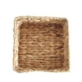thumbnail image 1 of CMrtew ‌Rustic Woven Seagrass Square Napkin Holder Tissue Box Cover for Dining Table Handmade Boho Decor Storage Basket with Frame‌, 1 of 6