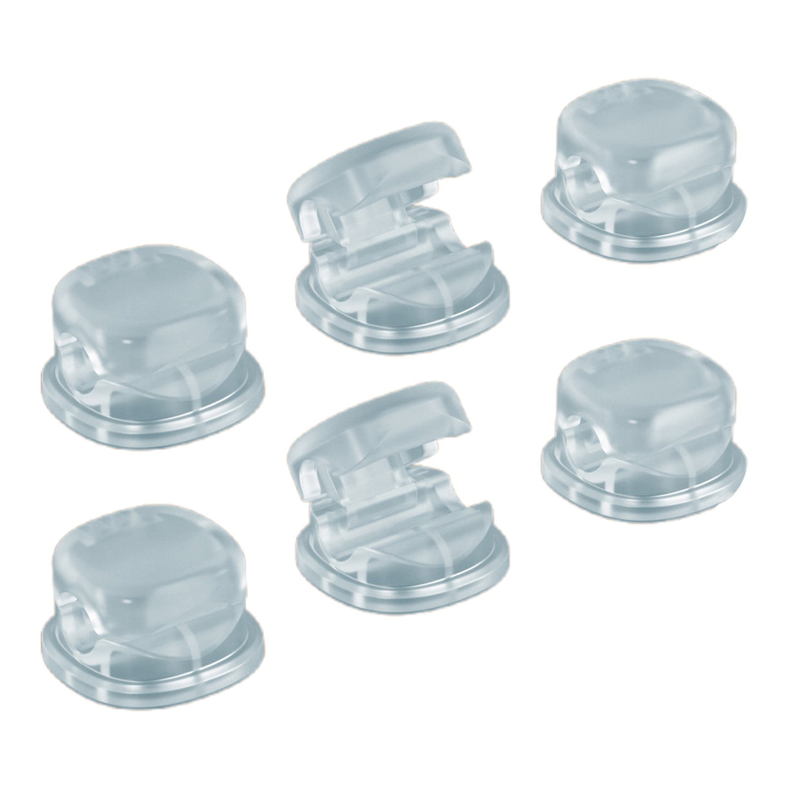 CMrtew Self-Adhesive Cable Organizer 6-Pack | Adjustable Cord Holder ...