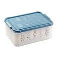 thumbnail image 1 of CMrtew Stackable Deviled Egg Container with Lid Plastic Fresh-Keeping Fridge Organizer, Portable Egg Tray & Dispenser for Refrigerator, 1 of 3