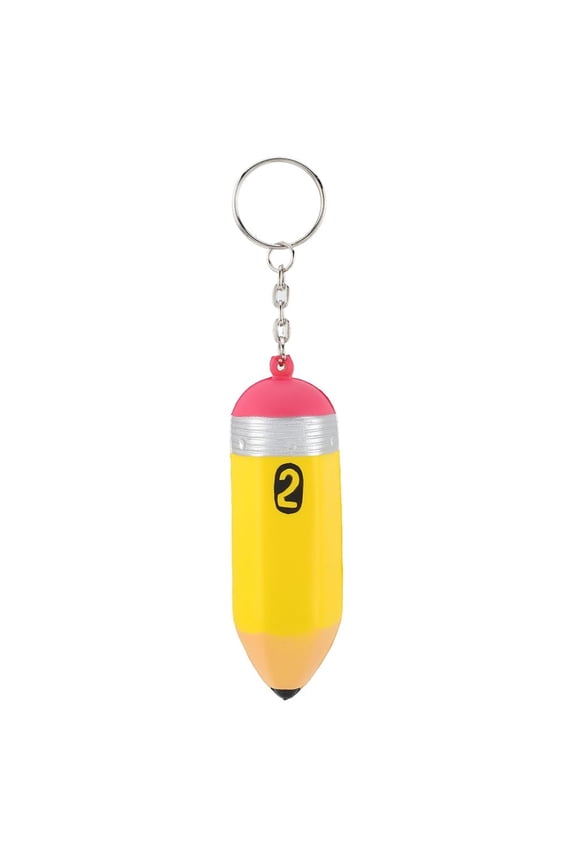 Teacher Keychains Teachers Appreciation Gifts Cute Foam Squeeze Pencil Key Rings DIY Keychains Charms for Graduation School Party Favors Backpack Purse Luggage