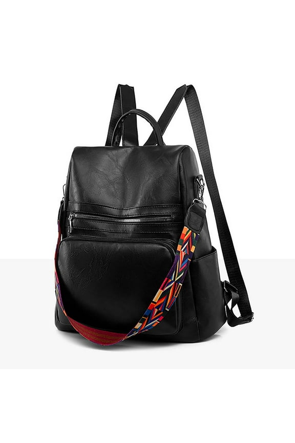 Women's Leather Convertible Backpack Purse Handbag,Fashion Backpack Multipurpose Adjustable Shoulder Straps Backpack Travel Work Fits Backpack.