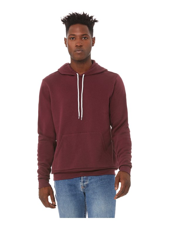 CN 3719 UNSX PLY/CTN FLC HOOD (MAROON M)
