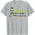 thumbnail image 1 of CN Ben 10 Omnitrix Alien Icons T-Shirt, Grey Color, Size S, 1 of 2