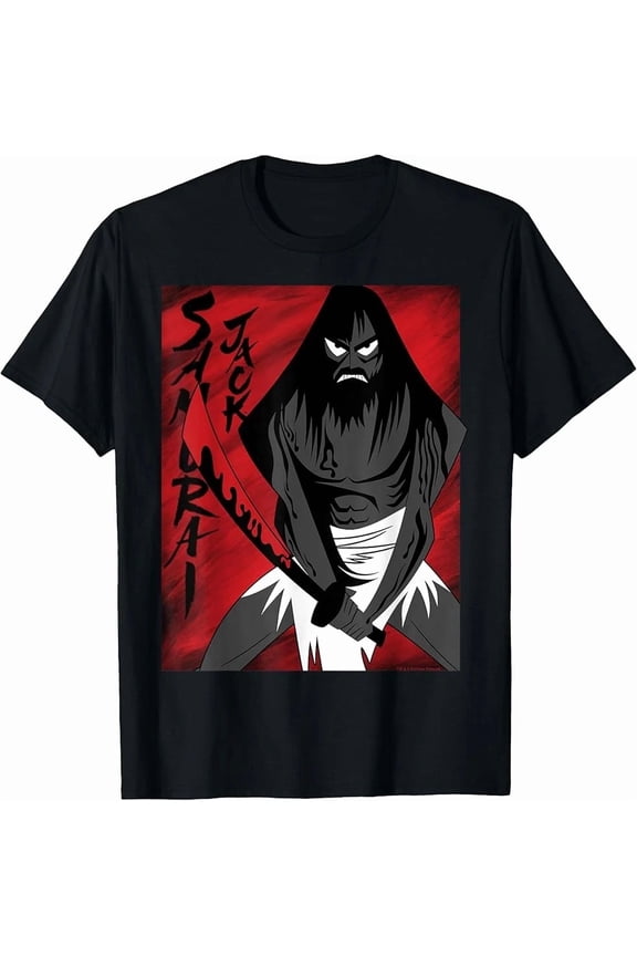 CN Samurai Jack Red Poster T-Shirt | eBay