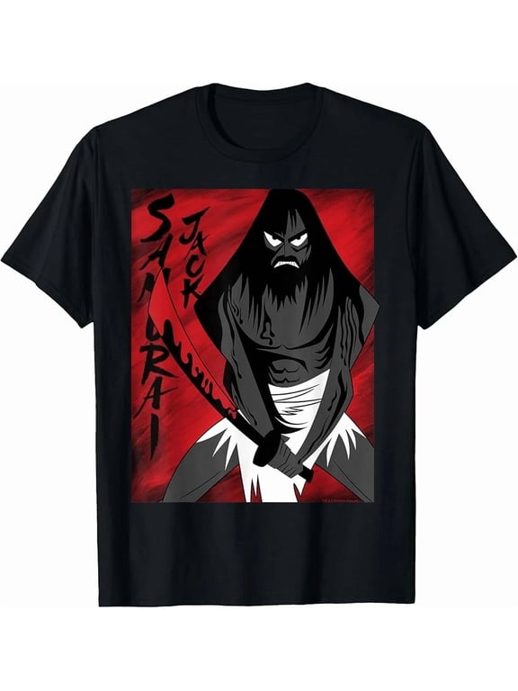 CN Samurai Jack Red Poster T-Shirt | eBay