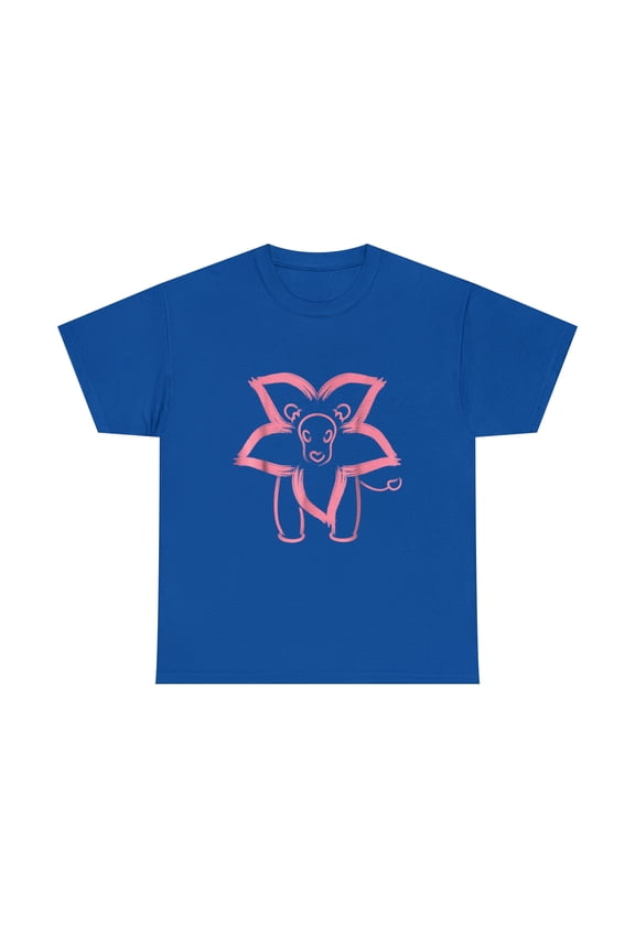 CN Steven Universe Flower Lion Outline Graphic T-Shirt