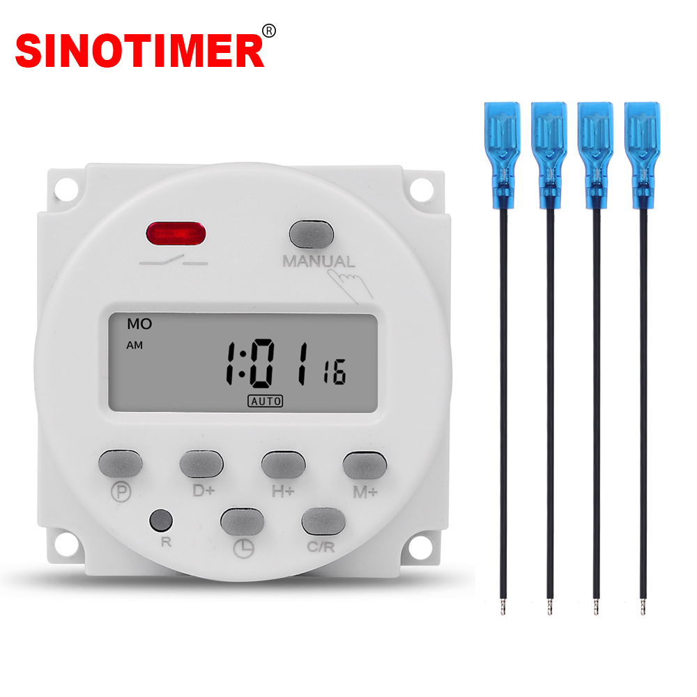 CN101A Digital Timer Switch 7 Days Weekly Programmable Time Relay