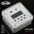 CN101B AC 12V 24V 110V 220V Digital LCD Power Timer NO NC Programmable