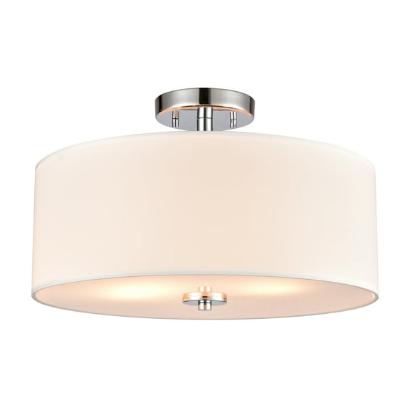 CN290283-Thomas Lighting-2 Light Semi-Flush Mount-Chrome Finish