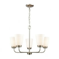 CN310522-Thomas Lighting-5 Light Chandelier-Brushed Nickel Finish    -Traditional Installation