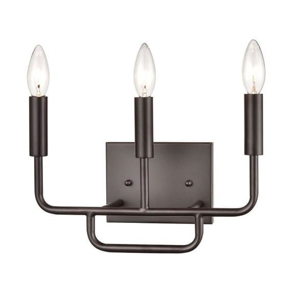 CN330311-Thomas Lighting-3 Light Small Bath Vanity-Oil Rubbed Bronze Finish