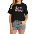 thumbnail image 1 of CNA Because Even Nurses Need Heroes Funny Nurse Graphic Short Sleeve Tee for Women: Fashion and Comfort, 1 of 5
