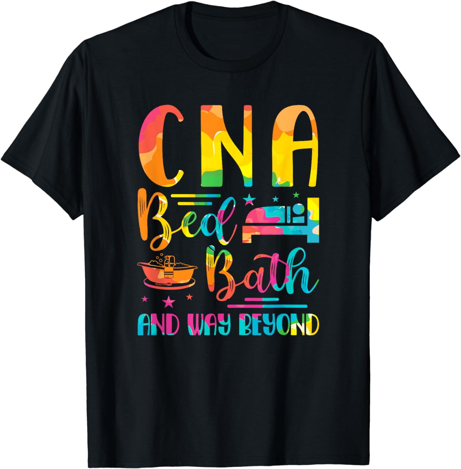 CNA Bed Bath and Way Beyond School Nurses funny Nurse T-Shirt - Walmart.com