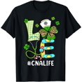 thumbnail image 1 of CNA Certified Nursing Assistant St Patrick's Day Stethoscope T-Shirt, 1 of 4