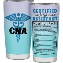 CNA Gifts for CNA Week, Certified Nursing Assistant Gifts Tumbler Stainless Steel with Lid 20OZ