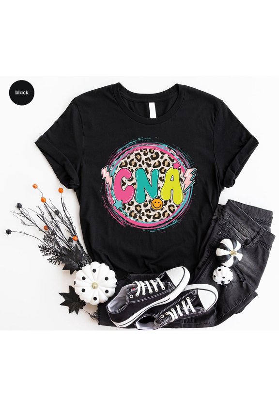 CNA Life Shirt, CNA Shirt, Certified Nursing Assistant Shirt, Cna Gifts, Cna Definition, Cna Shirt, CNA Shirt, Leopard Graphic Tee All Size S-5Xl
