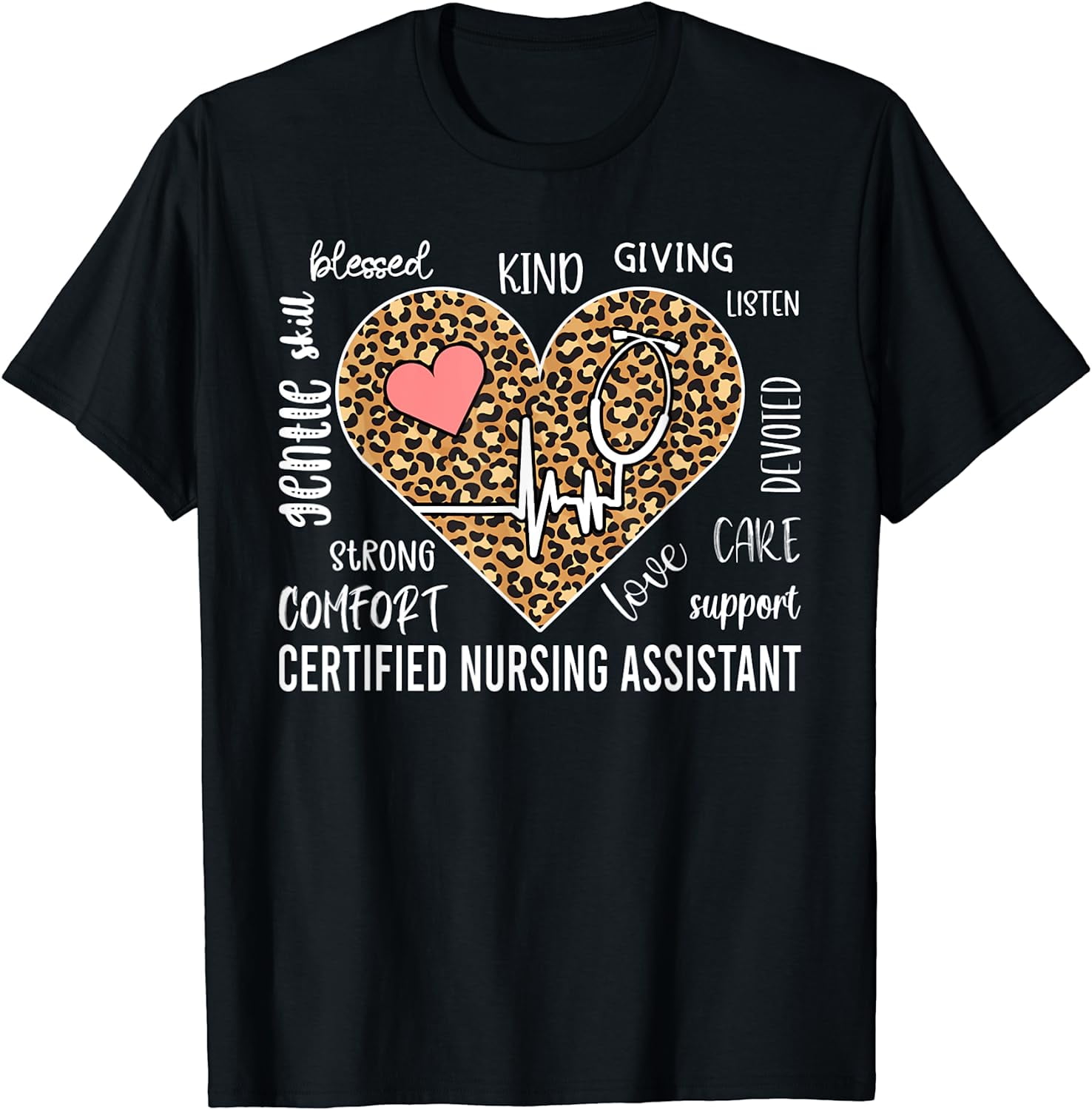 CNA Nurse Appreciation Certified Nurse Assistant CNA T-Shirt Black ...