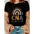 thumbnail image 1 of CNA Nurse Rainbow Certified Nurse Assistant CNA T-Shirt, 1 of 4