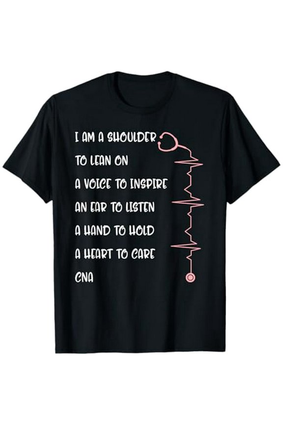 CNA Nurse Week Heart Care certified nursing assistant Grad T-Shirt